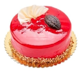 9-12 Kişilik Sade Klasik Frambuazlı Yaş Pasta Isparta pasta