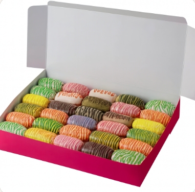 Karışık Ekler Pasta 2 Kg Özel Reçeteli Çikolatalı ve Meyveli 2000 gr Ekler Isparta pasta