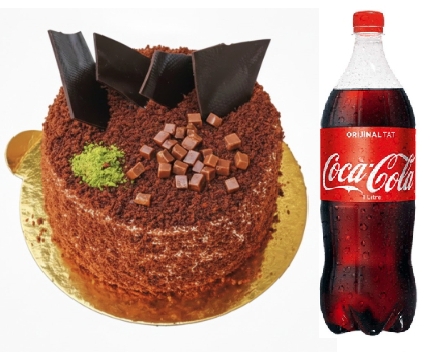 Taze Üretilmiş 4-6 Kişilik Çikolatalı Yaş Pasta Seti Isparta pasta